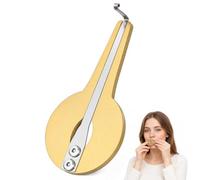 Metal Musical Jaw Harp Circular Golden Beginners Folk Music