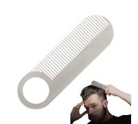 Metal Mustache Comb - Small Grooming, Sturdy Pocket Comb | Sleek Stainless Accessory, Mustache Shaping, Lightweight Portable Design, Daily Beard Care, Men’s Dresser Grooming Accessory Ideal Salon