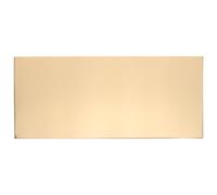 Metal Nameplate Holder Self Adhesive Gold Brushed Stainless Steel | Blank Sign for Conference Rooms and Hospitals, Supports Handwriting or Labels, High Visibility