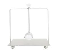 Metal Napkin Holder with Lift Handle | Square Paper Napkin Container for Restaurant/Hotel/Home | Modern Elegant Design | Thickened Iron Material (Silver)