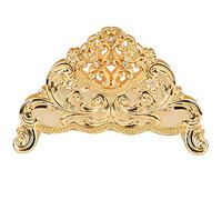 Metal Napkin Holders Rustic Table Top Napkin Organizer Stand Gold and Silver Vertical Design for Hotel Restaurant Dining Table(Gold) Ornaments