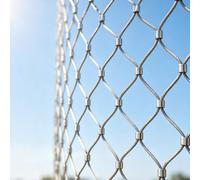 Metal Netting, 304 Stainless Steel Flexible Cable Rope Mesh, Durable Protective Net, Anti-Fall Barrier for Balcony, Versatile for Zoo Fencing and Garden Use-1.2×6m