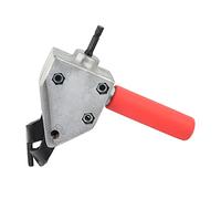 Metal Nibbler Steel Iron Sheet Cutter, Wireless Drill Attachment Cutting Tool, Precision Burr - Free Metal Sheet Saw for Stainless Steel up to 0.8mm with Ergonomic Grip for DIY