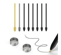 Metal Nibs/Tips Replacement for Samsung Galaxy Tab S10+/S10 Ultra/S9/S9FE+/S9 Ultra/S8/S8+/S8 Ultra/S7/S7 FE/S6/S6 Lite/S22/S23/S24 Ultra S Pen,Nibs/Tips+Clip + Organizer (2+6 pcs Set)