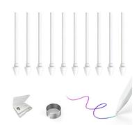 Metal Nibs/Tips Replacement for Samsung Galaxy Tab S11/S11 Ultra S Pen,Nibs/Tips+Clip + Organizer (10 Plastic nibs)