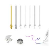 Metal Nibs/Tips Replacement for Samsung Galaxy Tab S11/S11 Ultra S Pen,Nibs/Tips+Clip + Organizer (2 Metal nibs+5 Plastic nibs)