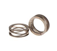Metal Open Profile Spring Parts 2 Piece Replacement Set for Repair Maintenance and Spring Service Tasks, Washer Part for Washer Replacement Part Open Profile Metal Set Repair Maintenance Service Spare