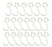Metal Ornament Hooks 2in Christmas Tree Hangers Metal Ornament(gold)