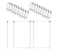 Metal Outdoor High Strength Cable Ties - 100 Heavy Duty Stainless Steel Cable Ties - Plant Posts Industrial Farm Marine Home Agricultural Fence Supplies Patio Lawn Garden