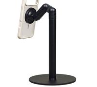 Metal Overhead Mobile Phone Holder, Magnetic Rotating Telescopic Arm, 360° Adjustable Table Mount for Live Streaming and Video Recording, Overhead Recording Stand with Joint Holder, 42 cm