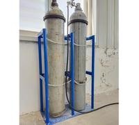 Metal Oxygen Cylinder Holder, Suitable for Multi Tank Propane Cylinder Holder(2 Bottles - 60cm (20 3/5"))
