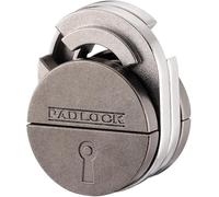 Metal Padlock Brain Teaser Puzzle, Level 5 Difficulty, Educational Mind Game