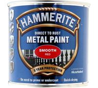 Metal Paint Smooth 250ml, Red, Red, By Hammerite