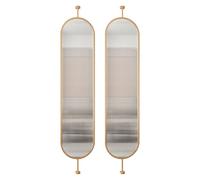 Metal Panel 95 Inch HighdIndoor Divider for Kitchen & Living Room FloortoCeiling Partit 2 Panels (240x45cm/94.5x17.7in)