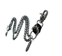 Metal Pants Chain for Jeans, 60-80cm Punk Hip-Hop Unisex | Silver Style, Hanging Small Accessories and Keys, Universal Fit for Pants, Fashionable Gothic Look
