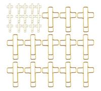 Metal Paper Clips - 3.5x2.2x0.2cm Hundred Pieces Pack, Gold Finish Coating, Shaped Design, Grip | Document Page Note Organization Office Table Study Home Room
