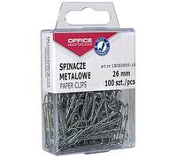 Metal Paper Clips Office Products 26 Mm in a Box 100 Pieces Silver/Small Office Accessories/Type-Metal/Kind-in a Box/Material-Metal/Colour-Silver/Size-26mm