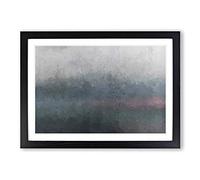 Metal Paradise in Abstract Framed Print | A2 Black Framed Wall Art | Ready to Hang | Abstract Fantasy Picture | Living Room Bedroom Lounge Office