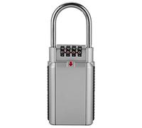 Metal Password Padlock Key Safe Storage Lock Box, Lockbox with Digital Keypad, Full Metal Security Lockbox for Home, Office, Rental Property, Outdoor Key Storage