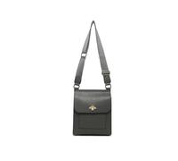 Metal Pearl Bee Badge On The Flap Cross Body Bag JFY Dark Grey One Size