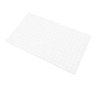 Metal Pegboard Wall Panel, Workbench Storage Organiser White | Iron Multi-hole Construction, Weather-resistant Wall Mounting, Supports Hooks and Keys, Suitable for Mechanics and Home