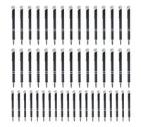 Metal Pen, 50 Click Mechanism Pens, Stylish Writing Accessory with Silver Clip, Multifunctional Writing Instrument for Carers, Business Elites, Teachers and On the Go