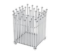 Metal Pen Holder, Iron Wire, Pencil Cup, Large Capacity, Desktop Makeup Brush Organiser for Bathroom, Dressing Table, Worktop, Metal Pen Cup for Desk