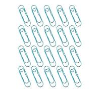 Metal Pencil Clips - 20pcs 7.2x2cm Metal Pencil Clips for Notebook Stationery Accessories Planner Journal Diary Notebook School Classroom Travel Commuting Conference Room