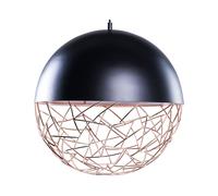 Metal Pendant Lamp Black PADMA