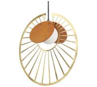 Beliani Modern Pendant Lamp Bargo Metal Gold