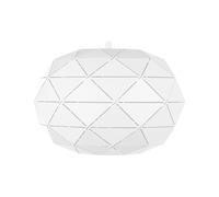 Beliani Modern Metal Pendant Lamp White Rewa
