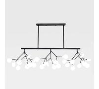 Metal Pendant Light Branch Adjustable Height Ceiling Light Hand Blow Glass Shade Molecule Chandelier,G4 Nordic Chandelier, Sputnik Firefly Chandelier-27 head of gold Scrub Household faucets