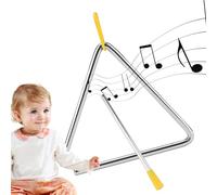 Metal Percussion Triangle - Hand Percussion Beaters | Percussion Triangle Beaters, Professional Percussion Triangle, Early Childhood Education, Classroom & Parent-Child Music Activities