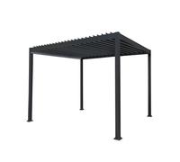 Monster Shop Aluminium Pergola 3M X 3M, Grey