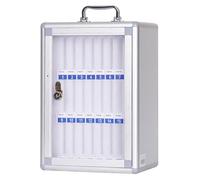 Metal Phone Holder with Lock Wall-Mounted Secure Cell Phone Storage for Students Conference Use and Stylish Phone Safe Cabinet Porta Telefono.