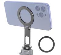 Metal Phone Mount, Cold Shoe Holder, Portable Phone Tripod, Cell Phone Clamp, Folding Phone Stand, Phone Tripod Holder, Travel Phone Mount, Selfie Tripod Stand, Live Streaming Holder, Outdoor Phone Cl