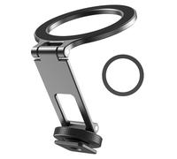 Metal Phone Stand for Tripod Camera | Metal Cold Shoe Mount Phone Stand - Multi-Purpose Cell Phone Clamp Stand Holder for Travel, Live Streaming, Outdoor Adventures, Selfies, Concerts