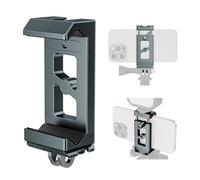 Metal Phone Tripod Mount Arca Port & Action Camera Adapter, Adjustable Smartphone Tripod Adapter Clamp Cell Phone Stand Holder Compatible with iPhone Plus PRO Max GoPro Samsung Galaxy Motorola Pixel