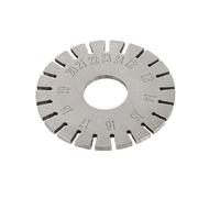 Metal Piano String Measuring Gauge Tool for Professional Tuning | Silver Circular Design, Wear Resistant Build, Easy to Carry, for Personal and Professional Use