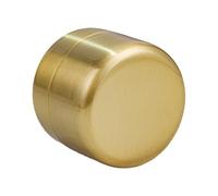 Metal Pill Box - Stainless Steel Small Portable Round - Pocket Pill Organizer Medicine Case - for Outdoor Backpack Gym Business Trip Vacation Holiday