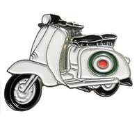 Metal Pin Badge MOD Scooter with Italian Roundel