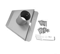 Metal Pipe Adapter for Starlink For Gen 3 Standard Dish Offering Stable Mounting on Poles up to 48mm Diameter with 360 Degree Rotation Capability