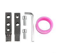 Metal Pipe Fracture Remover Tool for Broken Angle Valve and Faucet Wire Extraction, Compact Design 7.5cm Length, Silver Finish for Plumbing Repair and Maintenance in Home Improvement Projects(b)