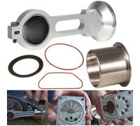 Metal Piston Replacement Kit for A02743 AC-0102 Silver | Fits KK-4835, KK-5081, A02743, oil-free design, reduces lubrication needs, efficient air compression