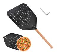 Metal Pizza Peel 12 inch Stainless Steel Perforated Kitchen Gadgets