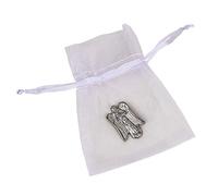 Metal Planet Ltd Guardian Angel pewter token with the word 'Guardian' on one side and an angel design on the other side