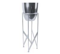 55cm Silver Planter with Matching Stand