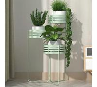 Metal Plant Stand - 3-Tier Design Multi-Layer Flower Display Rack Indoor Iron Holder - Stylish Modern Indoor Gardening Shelf