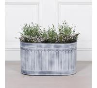 Metal Planter - Arched Pattern - Large