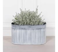 Metal Planter - Arched Pattern - Medium